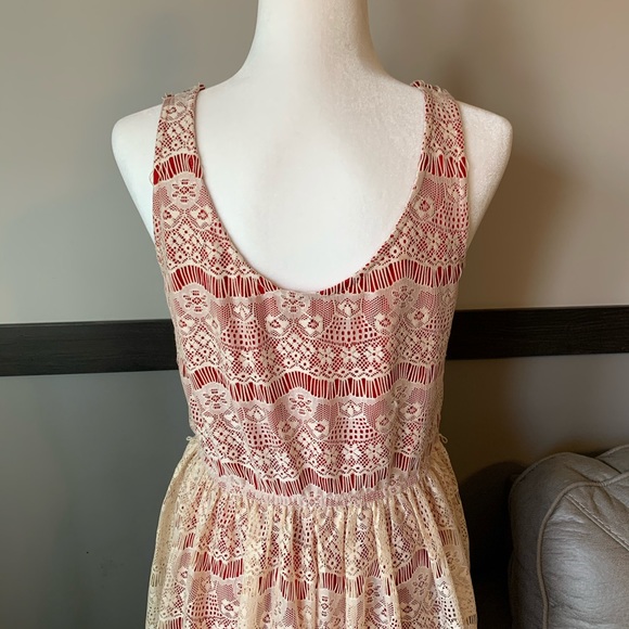 MAURICES crochet lace fit flare elastic waist - Picture 8 of 12